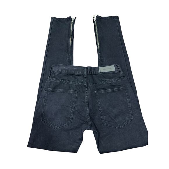 Fear Of God Fourth Collection 2015-2016 Ankle Zip Black Jeans Ripped 29 - Picture 11 of 16